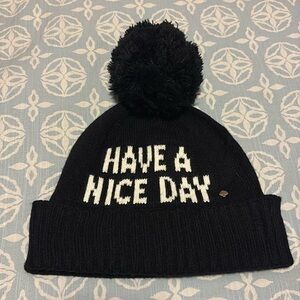 Kate Spade beanie hat